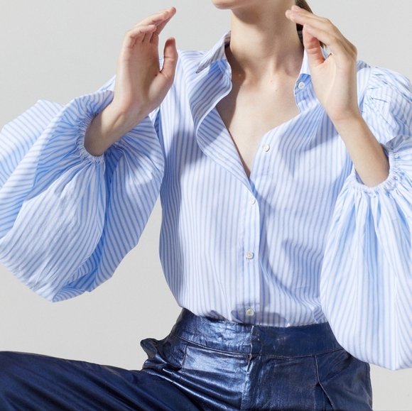 Samba Cotton Poplin Shirt - Stripes - Picture 5 of 8